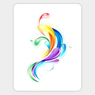 Rainbow Light Drops ( Drop ) Sticker